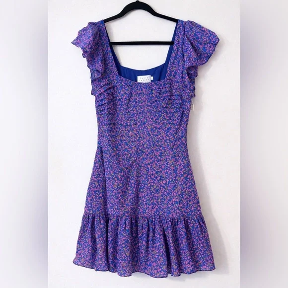 NWT Tanya Taylor Smocked Floral Mini Dress SZ 0Retail $546Event